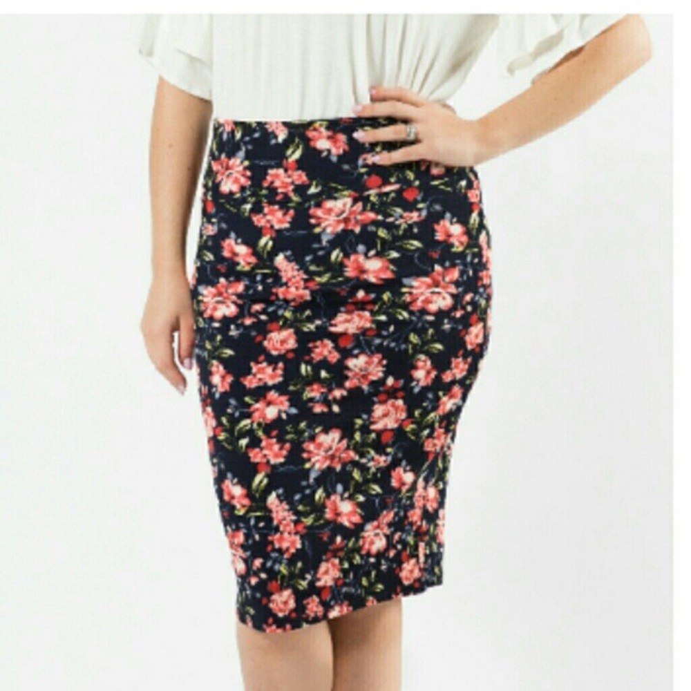 Agnes & Dora pencil skirt NAVY